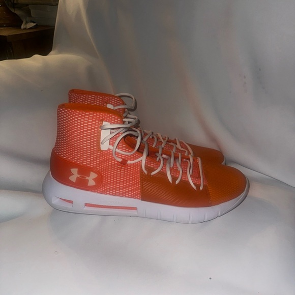 Under Armour mens Hovoc Orange High-Top Sneakers